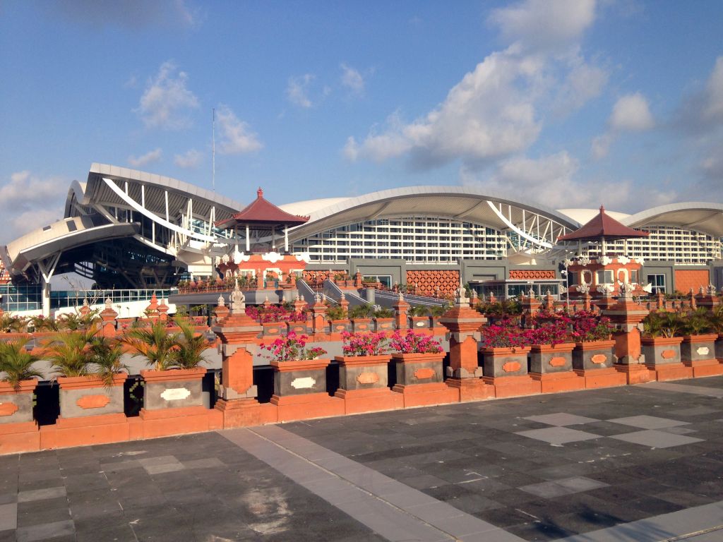 North side of the Ngurah Rai International Airport, viewed from the roof