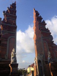 Gate at the north side of the Ngurah Rai International Airport