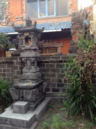 Shrine in front of a house in a small street at the south side of town