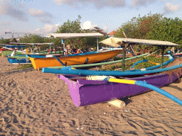 Boats at the Pantai Jerman beach