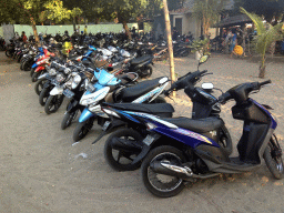 Mopeds at the Pantai Jerman beach