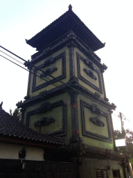 Tower at the corner of a temple at the northwest side of the Lippo Mall