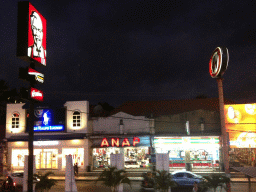 Front of the Anap store at the Jalan Kartika Plaza, by night