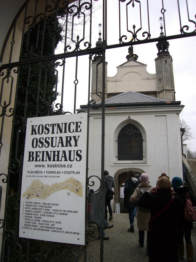 Entrance to the Sedlec Ossuary (Kostnice Sedlec)