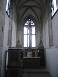 Altar in the Upper Chapel of the Sedlec Ossuary