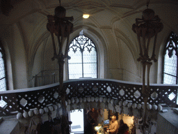 View from the Upper Chapel to the Hallway of the Sedlec Ossuary