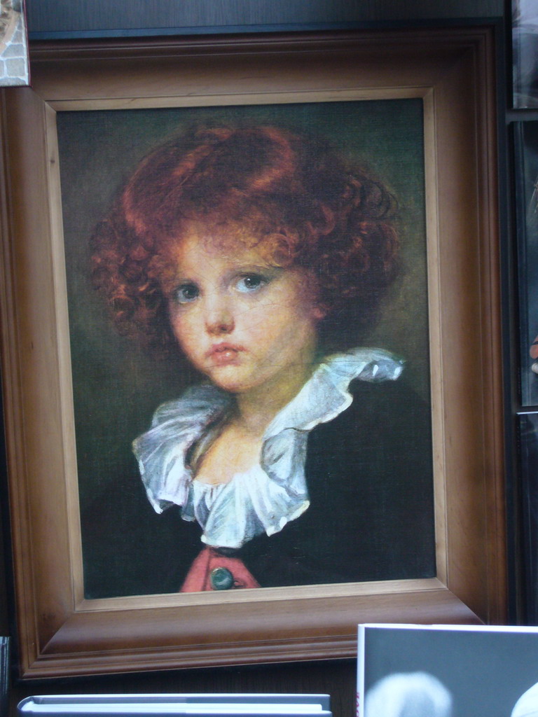 Portrait in a shop on Palackého námestí square