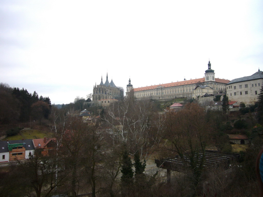 St. Barbara`s Cathedral and the Jesuit College, from the Town Hall