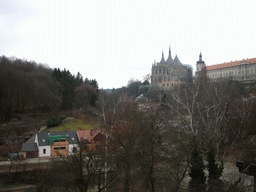 St. Barbara`s Cathedral and the Jesuit College, from the Town Hall