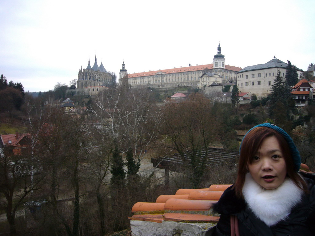 Miaomiao, St. Barbara`s Cathedral and the Jesuit College, from the Town Hall