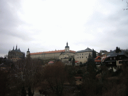 St. Barbara`s Cathedral and the Jesuit College, from the Town Hall