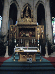 An altar in St. Barbara`s Cathedral