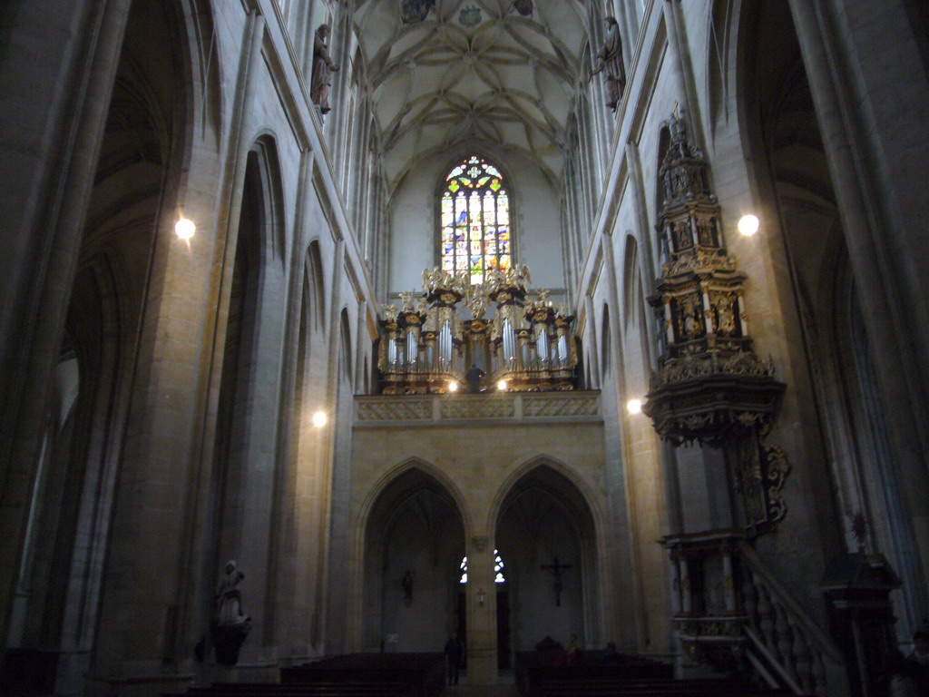 The organ of St. Barbara`s Cathedral