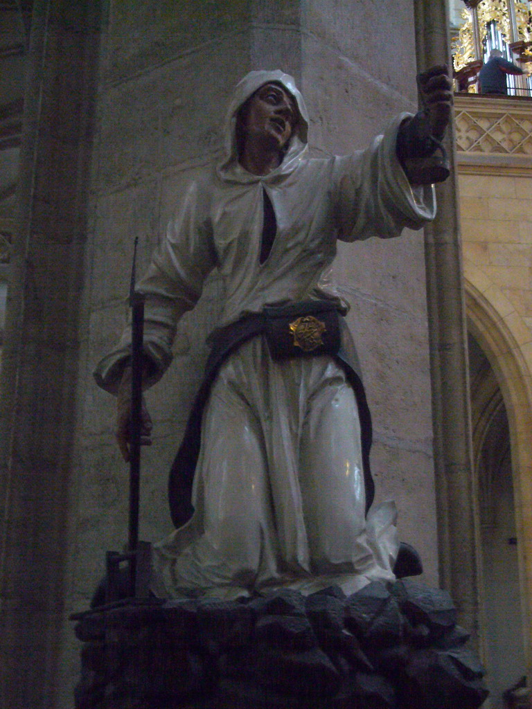 Statue in St. Barbara`s Cathedral