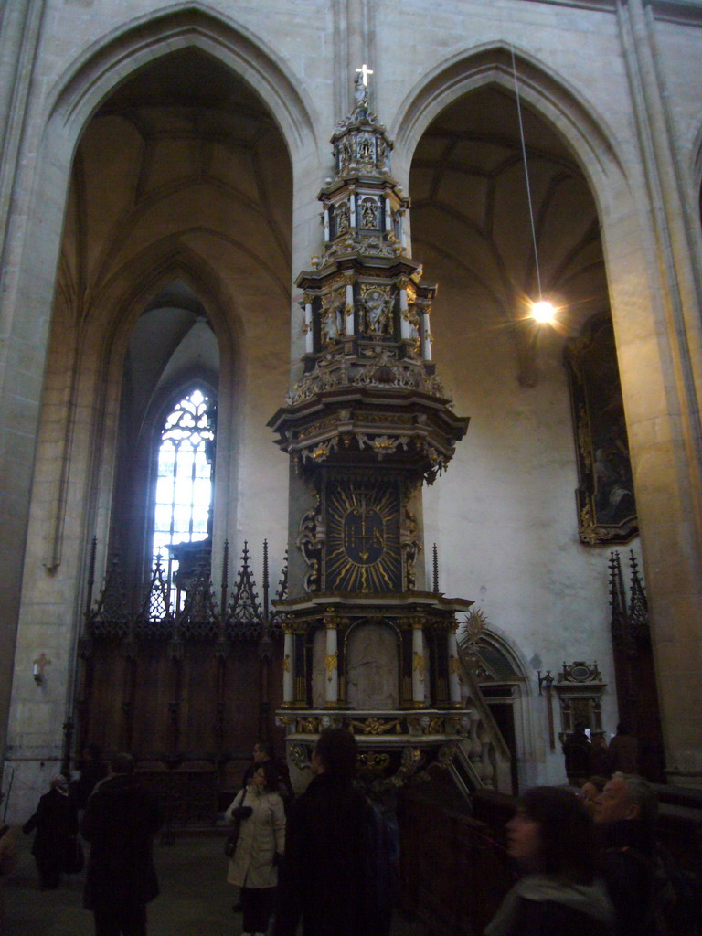 Inside St. Barbara`s Cathedral