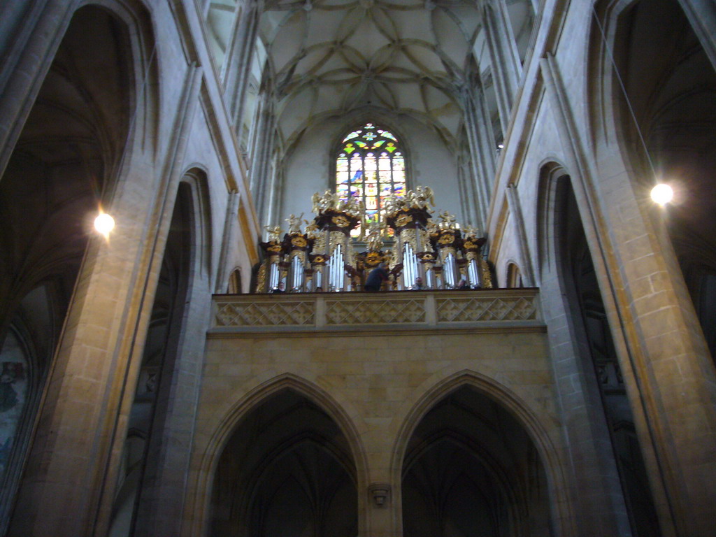 The organ of St. Barbara`s Cathedral