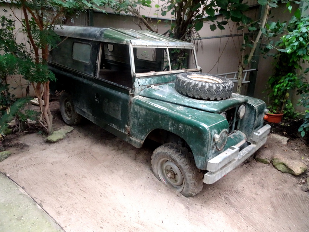 Jeep at the Kids Jungle at the Berkenhof Tropical Zoo