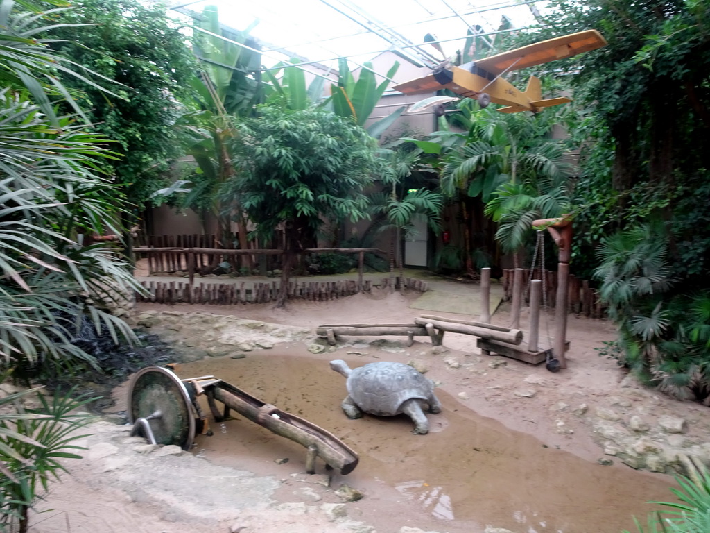 Interior of the Kids Jungle at the Berkenhof Tropical Zoo