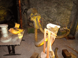 Interior of the prehistoric cave at the Fossil Mine at the Berkenhof Tropical Zoo