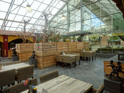 Interior of the lobby of the Berkenhof Tropical Zoo