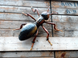 Giant Ant statue at the Dino Expo at the Berkenhof Tropical Zoo