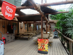 Interior of the restaurant at the Kids Jungle at the Berkenhof Tropical Zoo