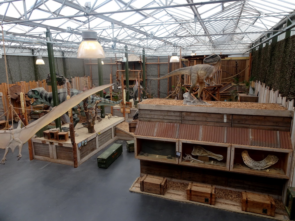 The Dino Expo at the Berkenhof Tropical Zoo, viewed from the Nature Classroom