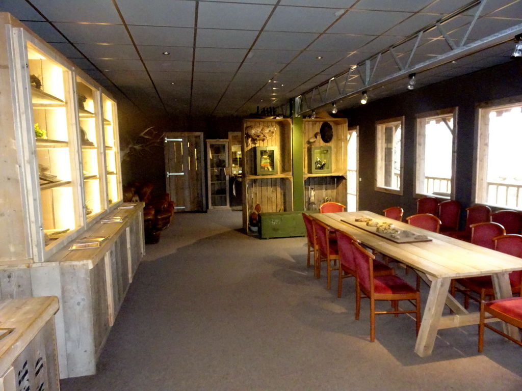 Interior of the Nature Classroom at the Berkenhof Tropical Zoo