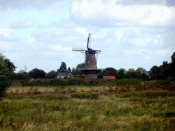The Korenhalm windmill, viewed from the Baarlandsezandweg street