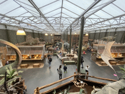 Interior of the Dino Expo at the Berkenhof Tropical Zoo, viewed from the Nature Classroom