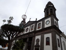 Facade of the La Laguna Cathedral, viewed from the Plaza de los Remedios square