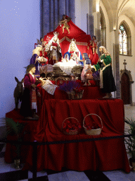 Nativity scene at the left transept of the La Laguna Cathedral