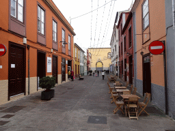The Calle Nuñez de la Peña street and the south side of St. Augustine`s Church