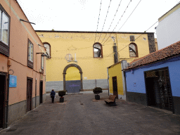 The Calle Nuñez de la Peña street and the south side of St. Augustine`s Church