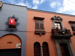 Facade of buildings at the Calle San Agustín street