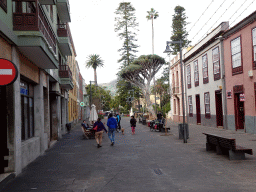 The Calle San Agustín street