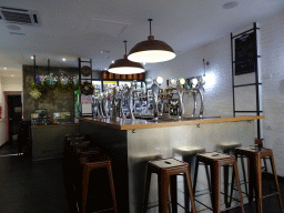 Interior of the Sagradas Cañas restaurant