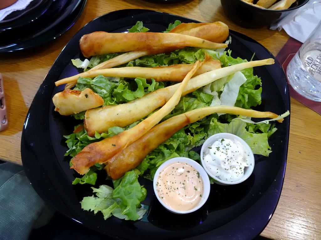 `Twister de Langostino` at the Sagradas Cañas restaurant