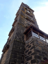 The tower of the Iglesia de la Concepción church, viewed from the Calle Adelantado street