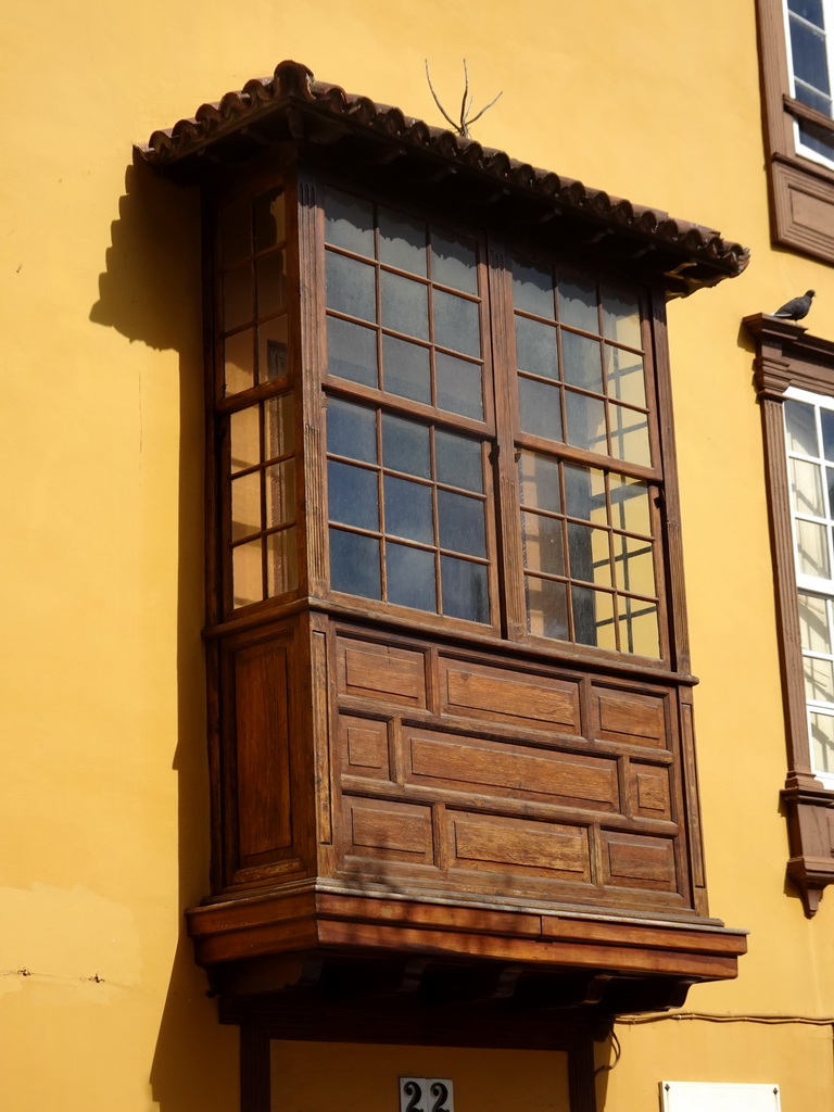 Balcony of a house at the Plaza de la Concepción square