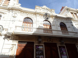 Facade of the Teatro Leal at the Calle Obispo Rey Redondo street