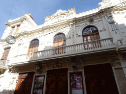 Facade of the Teatro Leal at the Calle Obispo Rey Redondo street