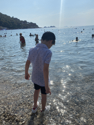 Max at the Uvala Lapad Beach