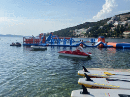 Bouncy castle at the Vis Beach