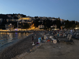 Uvala Lapad Beach, at sunset