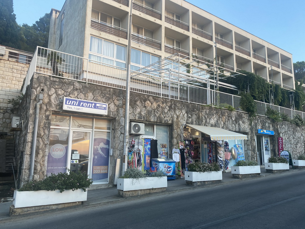 Front of a store at the Masarykov Put street