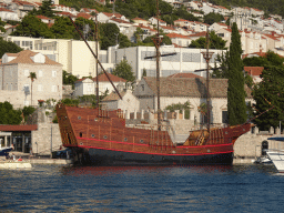 Old ship at the Gru Port, viewed from the Elaphiti Islands tour boat