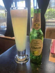 Karlovacko Natur Radler Limun beer at the Trinity Oriental Fusion Lounge restaurant