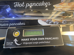 Pancake maker at the restaurant of the Grand Hotel Park