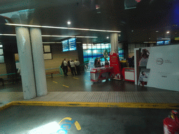 Interior of the San Telmo Bus Station, viewed from the bus from Maspalomas